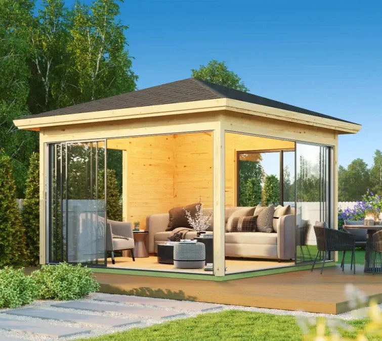 PavilionHome Leisure Garden Room Glass Pavilion ALU 44 F